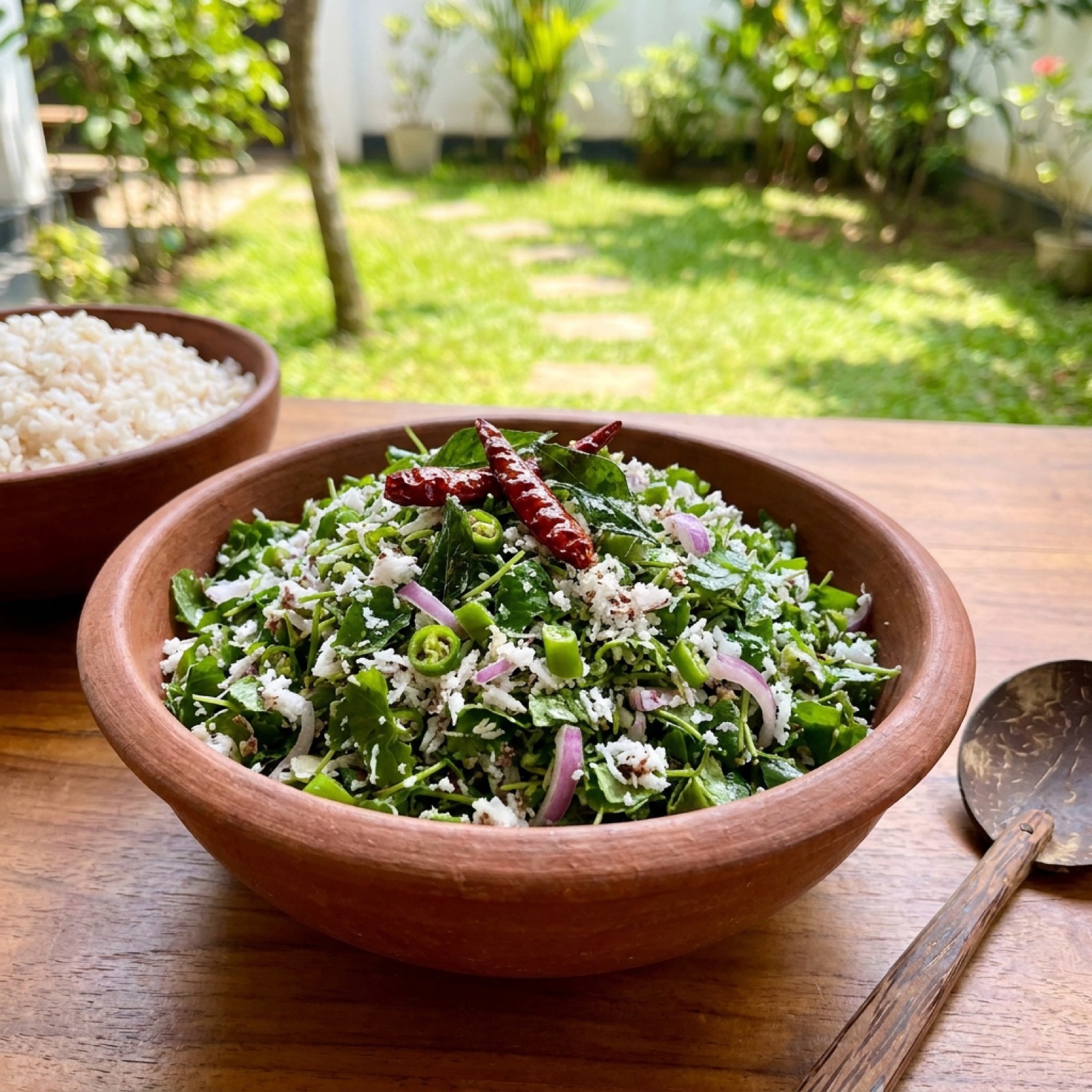 Gotu Kola Sambol (Sri Lankan Pennywort Salad)