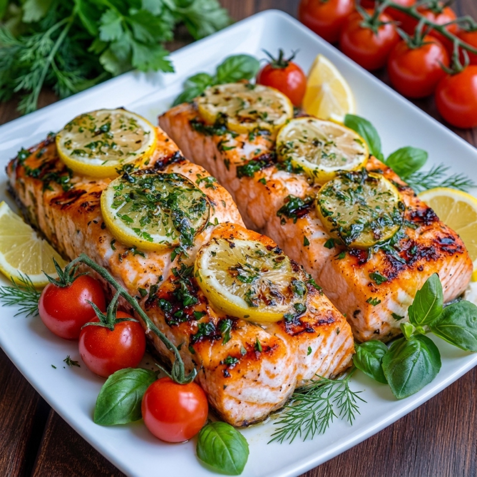 One-Pan Lemon Herb Salmon